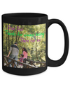 Dear Dad - Thanks for Being there- BLACK MUG