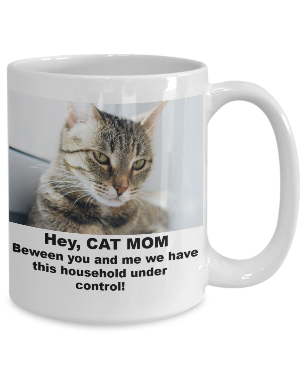 HEY CAT MOM-BETWEEEN YOU AND ME WE HAVE THIS HOUSE HOLD UNDER CONTROL