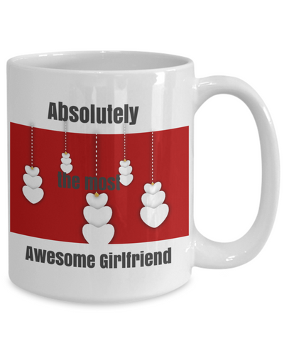 NEW-Absolutely the Most Awesome Girlfriend-Red and Black