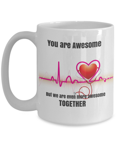 Awesome Together-Heart Throb Mug
