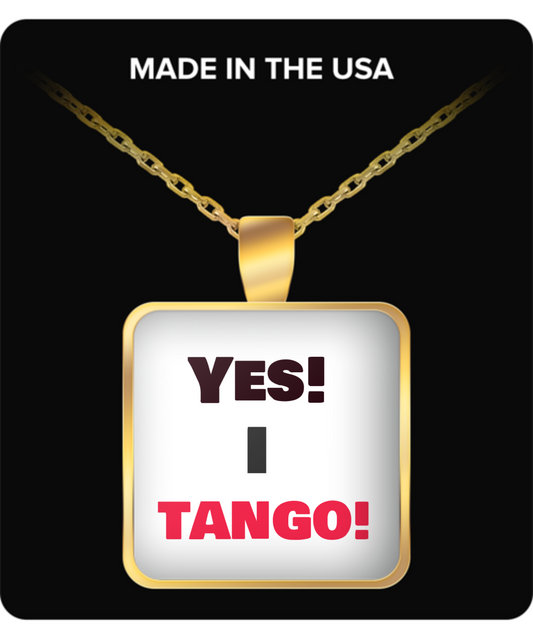 Yes, I Tango-Gold necklace